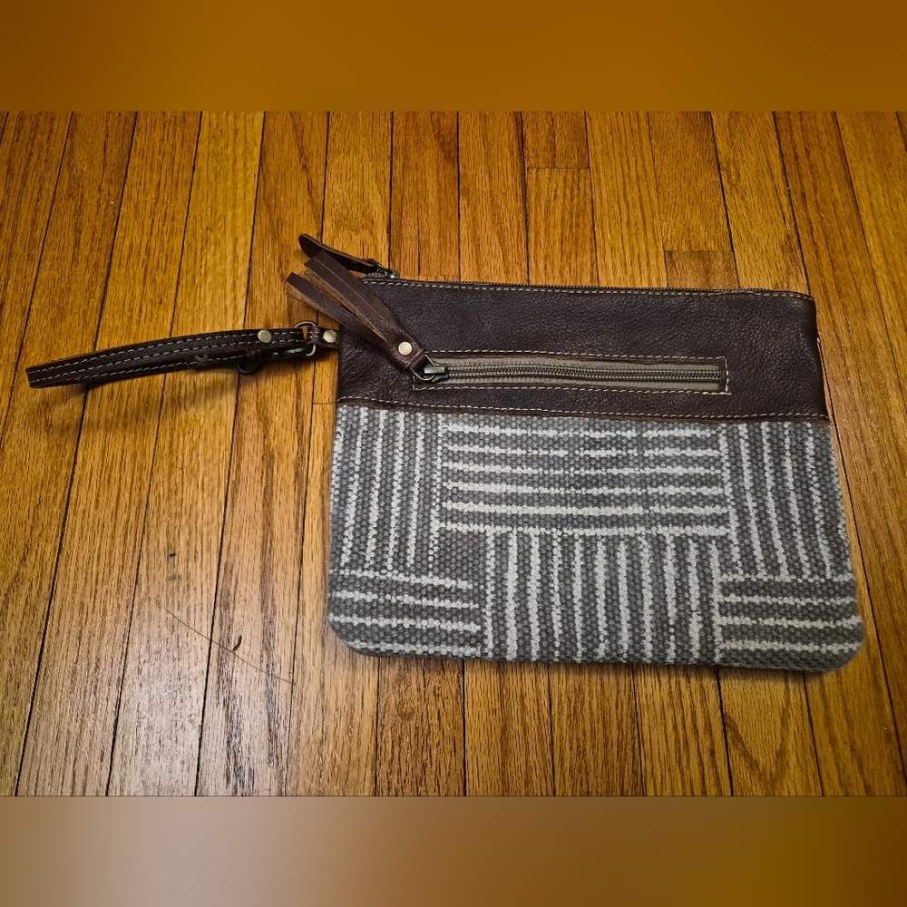 Myra Bag Puzzled Pouch Large Wristlet